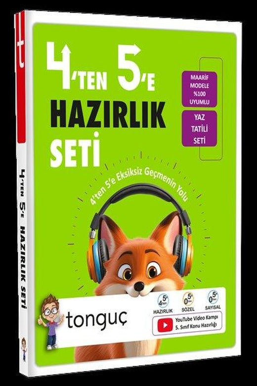 4'ten 5'e Hazırlık Seti | Tonguç Akademi (İnce Kapak)