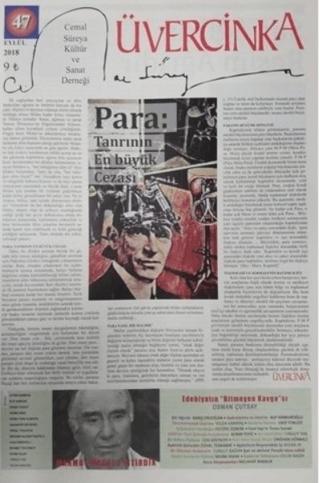 Üvercinka Dergisi Sayı: 47 Eylül 2018 | Üvercinka Dergisi (Ciltsiz)  - Resim 1