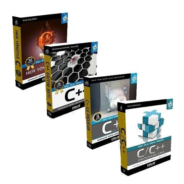 CC++ Programlama Seti-4 Kitap Takım | Kodlab (İnce Kapak)