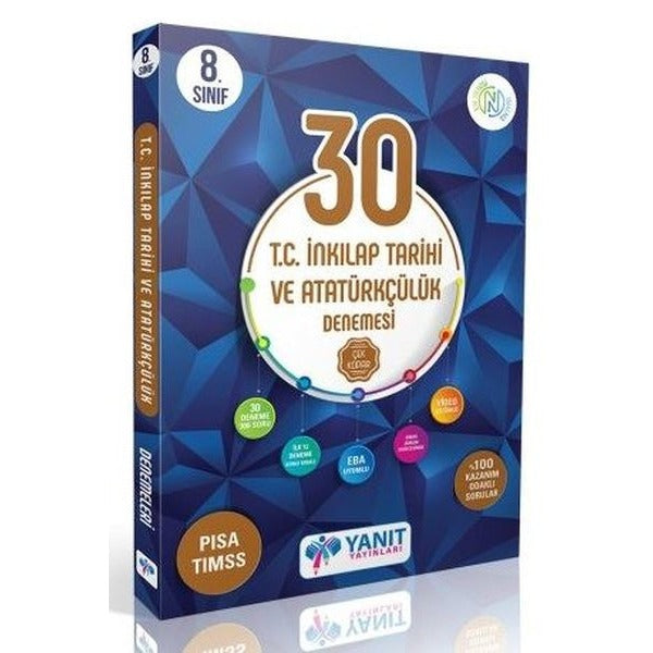 8. Sınıf T.C. İnkılap Tarihi ve Atatürkçülük 30'lu Branş Denemesi