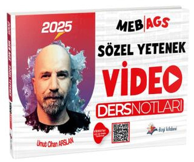 2025 MEB-AGS Sözel Yetenek Video Ders Notları | Dizgi Kitap (Ciltsiz)