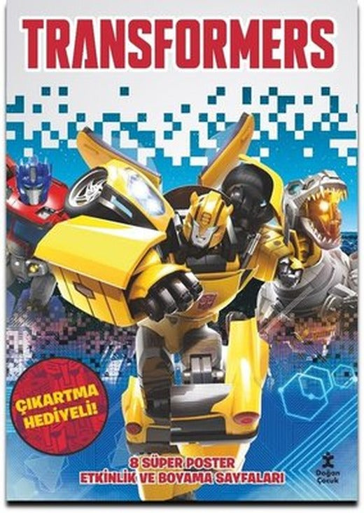 Transformers Etkinlik ve Boyama Sayfaları | Doğan Çocuk (İnce Kapak)
