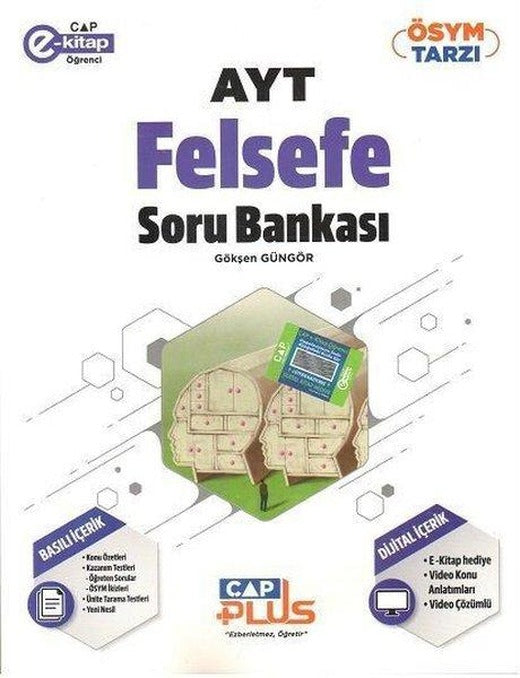 2023 AYT Felsefe Plus Soru Bankası | Çap Yayınları (İnce Kapak)