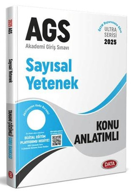 2025 AGS Ultra Serisi Sayısal Yetenek (Matematik) Konu Anlatımlı | Data Yayınları (Ciltsiz)