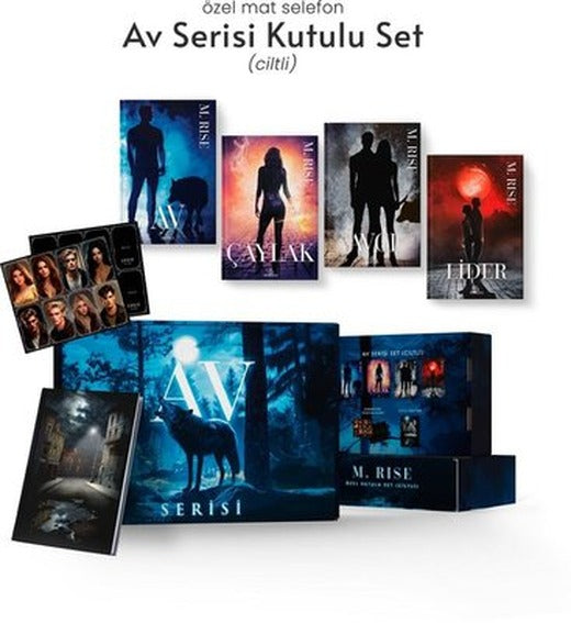 Av Serisi Seti - 4 Kitap Takım - Hediyeli Özel Kutu | Ephesus Yayınları (Ciltli)