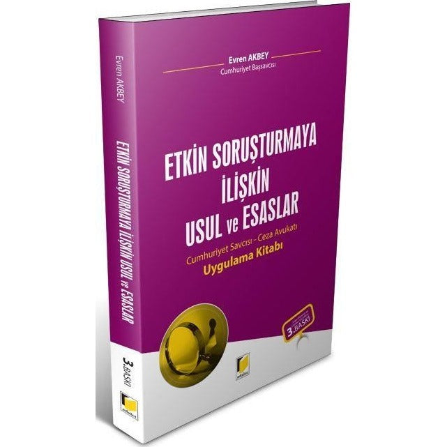 Etkin Soruşturmaya İlişkin Usul ve Esaslar