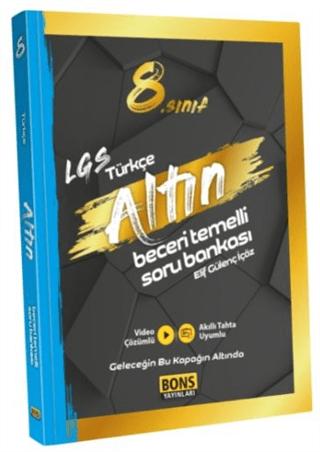 8. Sınıf ALTIN Türkçe Soru Bankası | Bons Yayınları (Ciltsiz)  - Resim 1