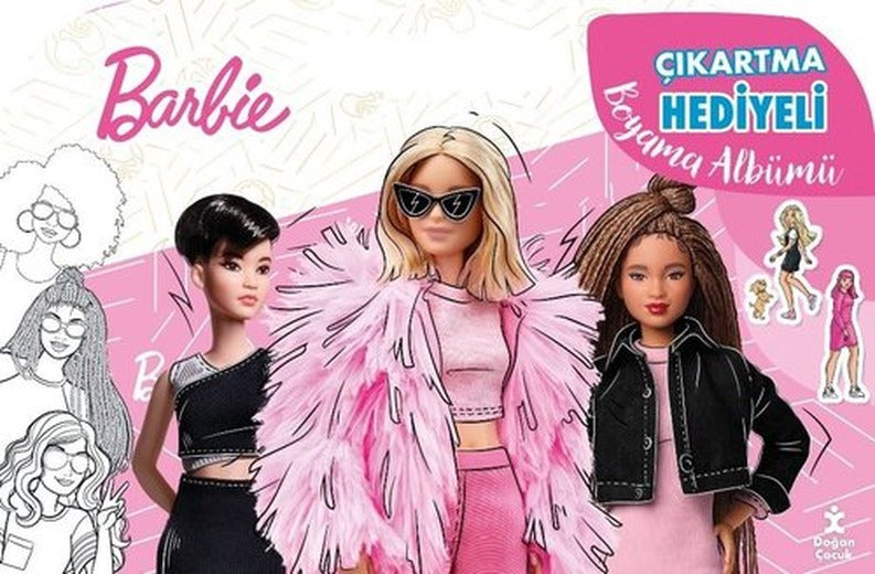 Barbie - Çıkartma Hediyeli Boyama Albümü | Doğan Çocuk