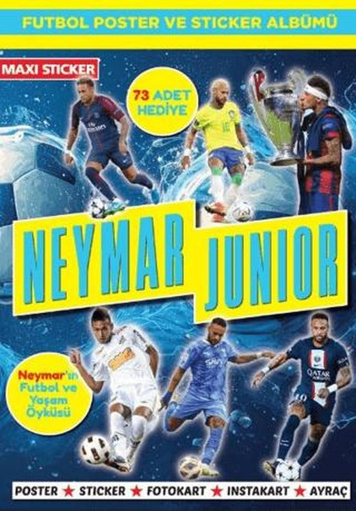 Neymar Juiıor Poster ve Sticker Albümü 006 | Maxi Yayıncılık (Ciltsiz)