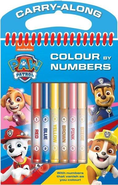 Paw Patrol Colour By Numbers Set | Alligator Products Limited (İnce Kapak)  - Resim 1