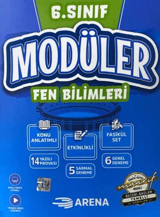 6. Sınıf Fen Bilimleri Modüler Konu Anlatımlı Etkinlikli 7 Fasikül Set | Arena Yayınları (Ciltsiz)  - Resim 1