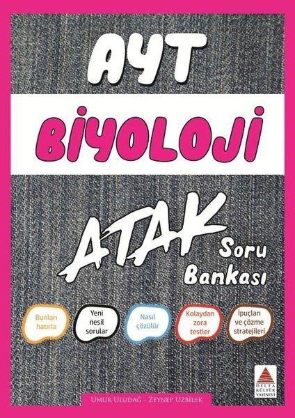 AYT Biyoloji Soru Bankası Atak | Delta Kültür-Eğitim (İnce Kapak)  - Resim 1