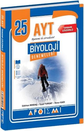 AYT Biyoloji 25'li Deneme | Apotemi Yayınları (Ciltsiz)  - Resim 1