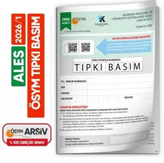 ALES 2026/1 ÖSYM Tıpkı Basım Çıkmış Soru Deneme Kitapçığı Video/PDF Çözümlü Türkiye Geneli | Karakutu Yayın (Ciltsiz)  - Resim 1