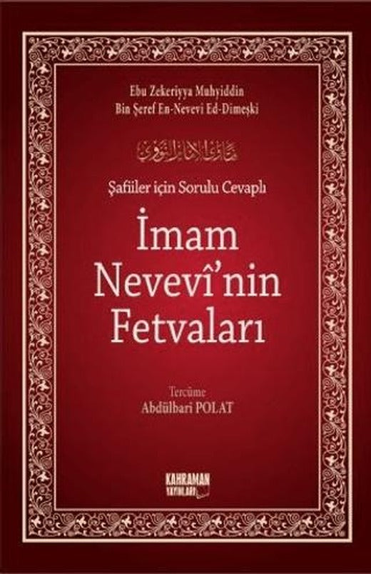 Şafiiler İçin Sorulu Cevaplı İmam Nevevi'nin Fetvaları | Kahraman Yayınları (Ciltli)