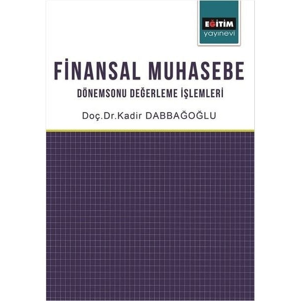 Finansal Muhasebe | Eğitim Yayınevi (İnce Kapak)