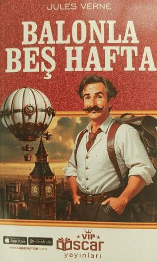 Balonla Beş Hafta | Oscar Yayınları (Ciltsiz)