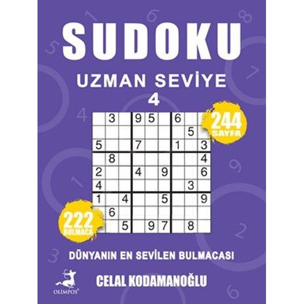 Sudoku Uzman Seviye 4 | Olimpos Yayınları (İnce Kapak)