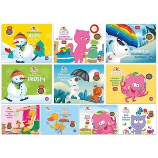 Dahi Çocuk Seti (10 Kitap Takım) | Mor Kelebek (Ciltsiz)