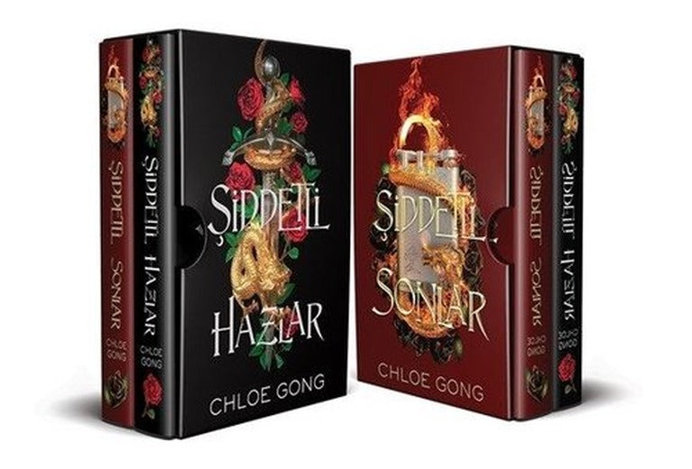 Şiddetli Hazlar Serisi Seti - 2 Kitap Takım - Kutulu | Martı Yayınları (Ciltli)