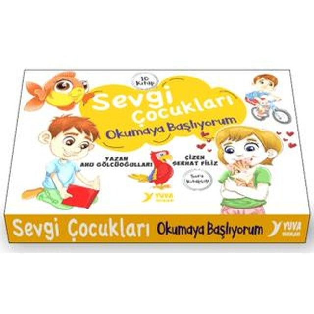 Sevgi Çocukları - Okumaya Başlıyorum (10 Kitap) | Yuva Yayınları (Ciltsiz)