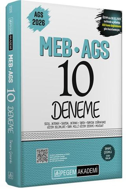 2026 MEB AGS Tamamı Çözümlü 10 Deneme