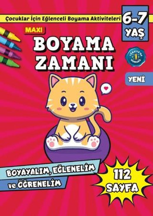 Maxi Boyama Zamanı 5 | Maxi Yayıncılık (Ciltsiz)