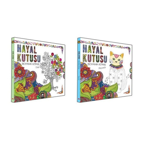 Hayal Kutusu Boyama Seti (2 Kitap Takım) | Eksik Parça Yayınları (Ciltsiz)