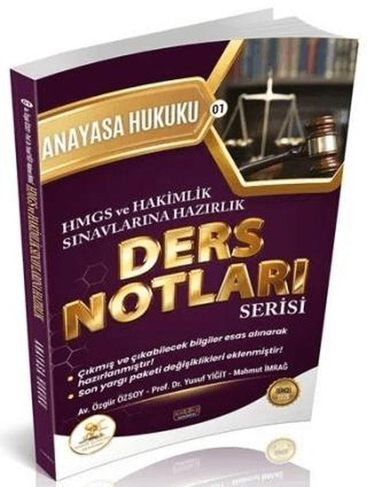 2026 HMGS Hakimlik HUKAL Anayasa Hukuku Ders Notları