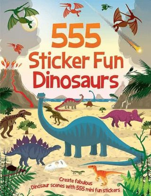 555 Sticker Fun - Dinosaurs | IMAGINE THAT (Ciltli)