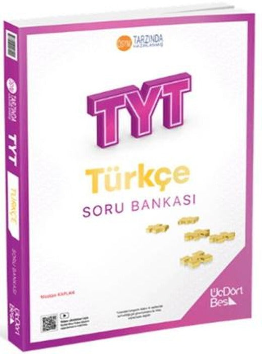 2025 TYT Türkçe Soru Bankası | Üç Dört Beş Yayınları (Ciltsiz)