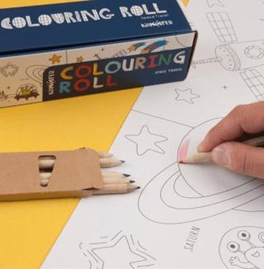 Colouring Roll Space Travel | Kidmosfer