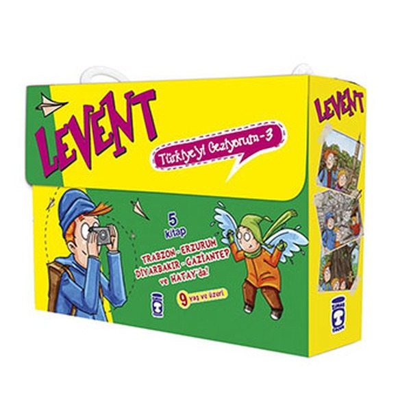 Levent Türkiye'yi Geziyorum 3 - 5 Kitap Takım | Timaş Çocuk (İnce Kapak)