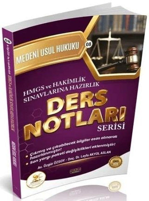 2026 HMGS Hakimlik HUKAL Medeni Usul Hukuku Ders Notları | Savaş Yayınevi (Ciltsiz)