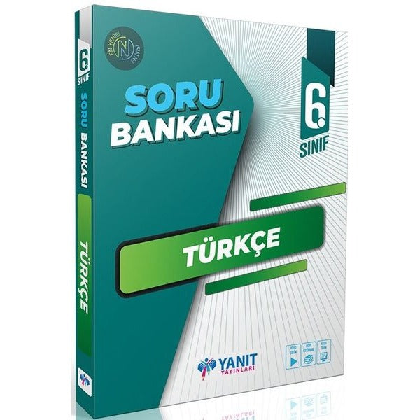 6.Sınıf Türkçe Soru Bankası | Yanıt Yayınları (İnce Kapak)