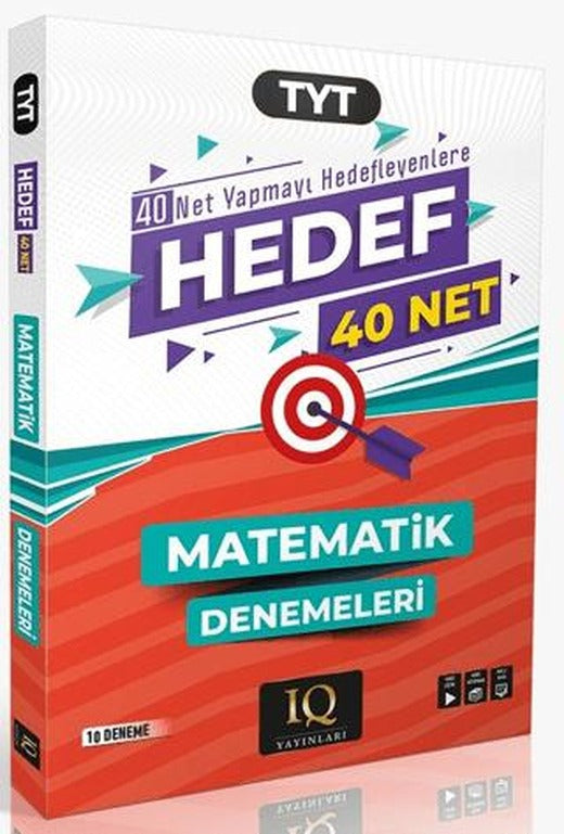 TYT Matematik Hedef 40 Branş Denemesi | IQ Yayınları (Ciltsiz)
