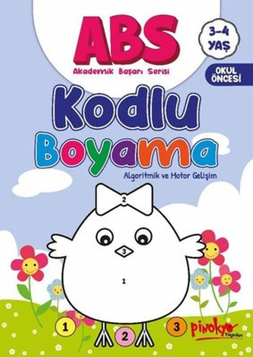 ABS Kodlu Boyama Algoritmik ve Motor Gelişim 3 - 4 Yaş | Pinokyo