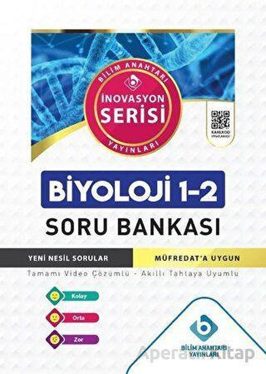 Biyoloji 1-2 Soru Bankası Bilim Anahtarı Yayınları