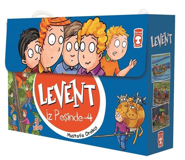 Levent İz Peşinde 4 Seti-5 Kitap Takım | Timaş Çocuk (İnce Kapak)