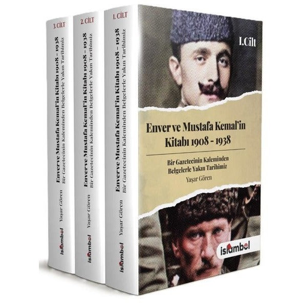 Enver ve Mustafa Kemal'in Kitabı 1908 - 1938 Seti - 3 Kitap Takım | İslambol Yayınları (İnce Kapak)