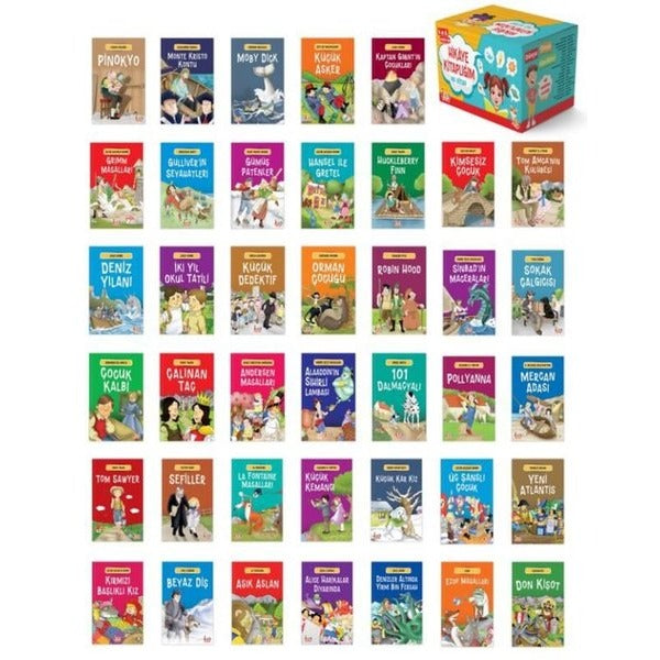 Hikaye Kitaplığım Seti - 40 Kitap Takım | Bıcırık Yayınları (İnce Kapak)