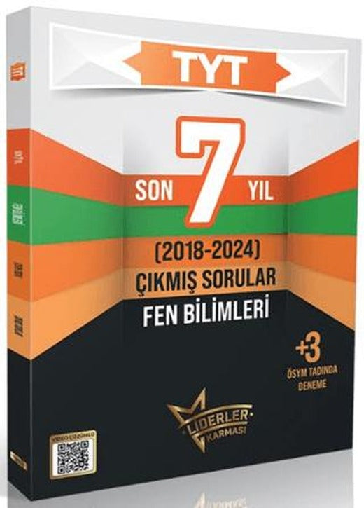 Liderler Karması TYT Son 7 Yıl Fen Bilimleri Çıkmış Sorular +3 Ösym Tadında Deneme | Liderler Karması Yayınları (Ciltsiz)