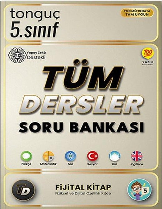 5. Sınıf Tüm Dersler Soru Bankası | Tonguç Akademi (İnce Kapak)