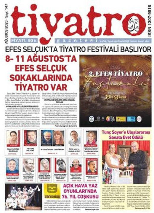 Tiyatro Gazetesi Ağustos 2023 | Tiyatro Gazetesi (Ciltsiz)