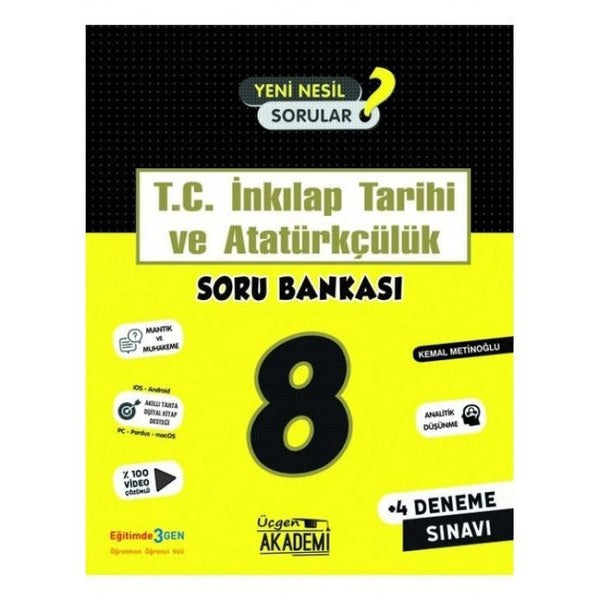 8.Sınıf LGS T.C İnkılap Tarihi ve Atatürkçülük Soru Bankası