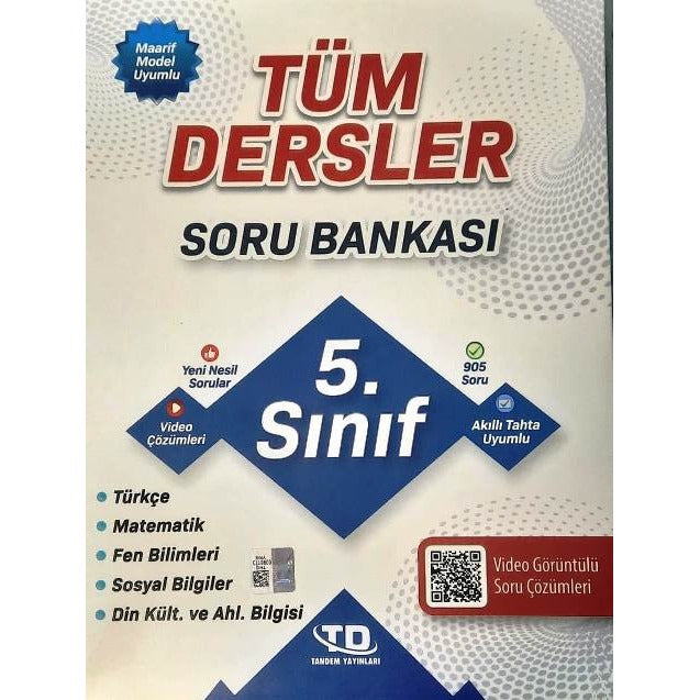 5. Sınıf Tüm Dersler Soru Bankası | Tandem Yayınları (Ciltsiz)