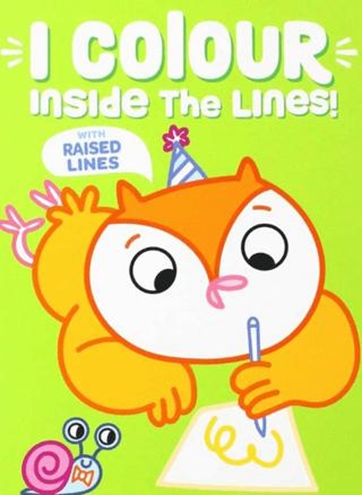 I Colour Inside the Lines: Owl | Yoyo Books (Ciltsiz)