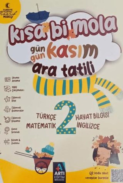 2. Sınıf Kısa Bi Mola | Artı Eğitim Yayınları (Ciltsiz)
