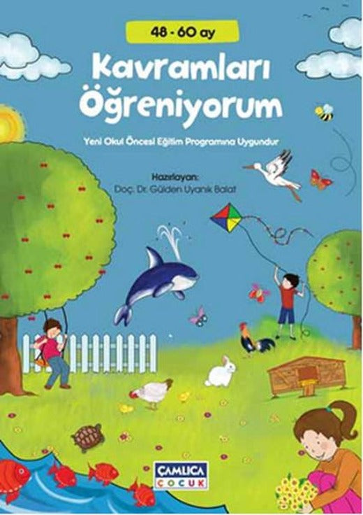 Kavramları Öğreniyorum (48 - 60 Ay) | Çamlıca Çocuk Yayınları (İnce Kapak)