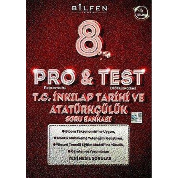 8.Sınıf Pro&Test TC İnkılap Tarihi ve Atatürkçülük Soru Bankası